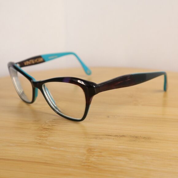 Vint & York Coquette C.VYBLM1 Eyeglasses 53-16-140 Purple Pizzazz FRAMES ONLY main image 8